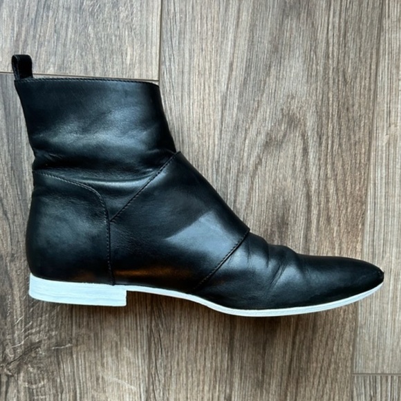 Balenciaga Black Leather Monk Strap Ankle Boots | 38 - Picture 8 of 13